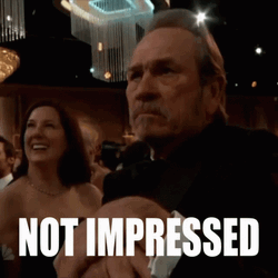 Not Impressed Tommy Lee Jones  GIF
