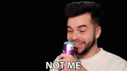 Not Me Drinking Soda GIF