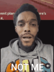 Not Me Irritated Guy GIF