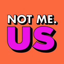 Not Me Us Color Changing GIF