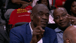 Not So Fast My Friend Dikembe Mutombo Audience GIF