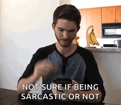 Not Sure Sarcasm  GIF