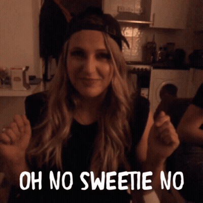 Not You Again Poster With Smiley Face GIF