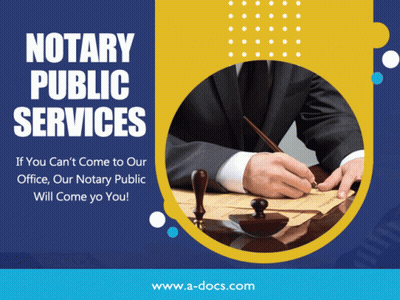 Notary Public Man Writing On Paper GIF