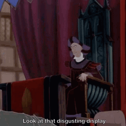 Notre Dame Claude Frollo Disgusting Display GIF