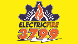 Notre Dame Electric Fire GIF