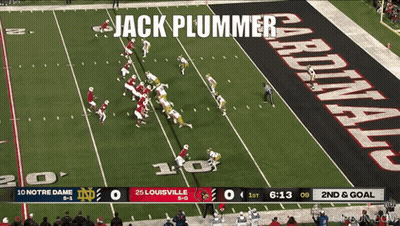 Notre Dame Vs Louisville Football Game GIF