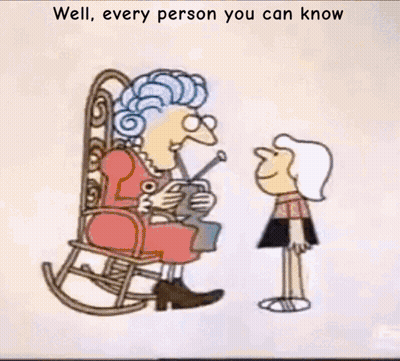 Noun Written In White On Blue GIF