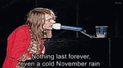 November Rain Song Guns N’ Roses Singing Piano