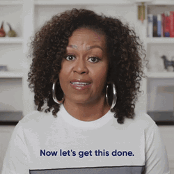 Now Lets Get This Done Michelle Obama GIF