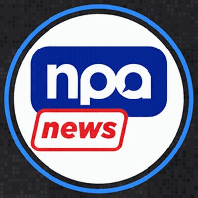 NPA News Logo With Blue Circle GIF