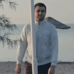 Npc Moment Hans Bilal Walking Blindly GIF