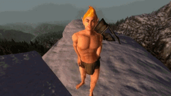 Npc Non Player Character Oblivion Fighting Stance GIF