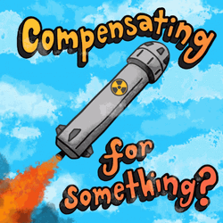 Nuclear Bomb Compensating For Something GIF