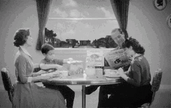 Nuclear Bomb Outburst Family Eating Together GIF
