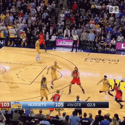 Nuggets Vs Raptors Basketball Game 103 Points GIF