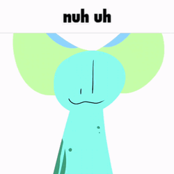 Nuh Uh Green Koala Cartoon GIF