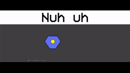 Nuh Uh Purple Digital Avatar GIF
