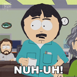 Nuh Uh Randy Marsh GIF
