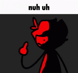 Nuh Uhh Finger Warning GIF