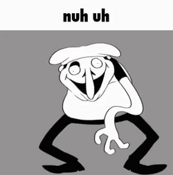 Nuh Uhh Uh Fake Peppino GIF
