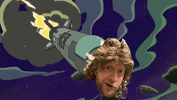 Nuke It From Orbit Rocket Guy GIF