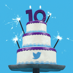 Number 10 Birthday Candle GIF