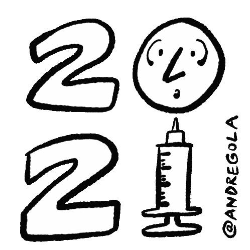 Number 20 And Syringe With Face Sticker
