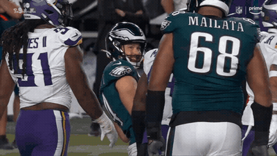 Number 68 On Football Jersey GIF