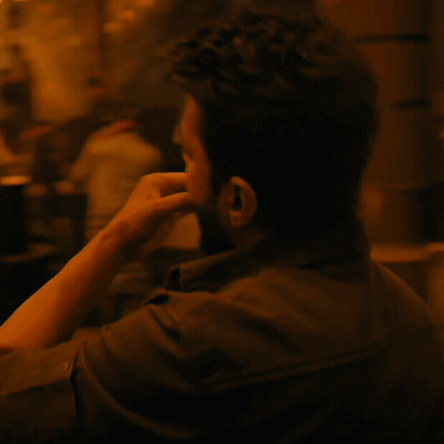 Number 8 Football Player Running Towards Another Player GIF