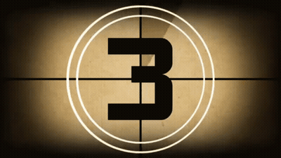 Number Three In Circle GIF
