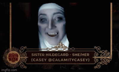 Nun Saying I Will Spank You If I Have To GIF