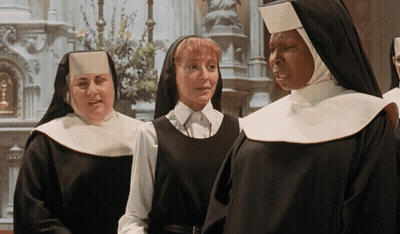 Nuns Standing Together GIF