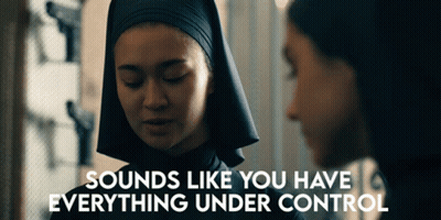 Nuns Talking Sounds Like Everything Under Control GIF