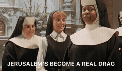 Nuns With Jerusalem's Become A Real Drag GIF