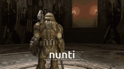 Nunti Video Game Character In Castle GIF