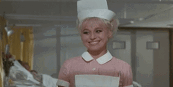 Nurse Hi Patient Barbara Windsor GIF