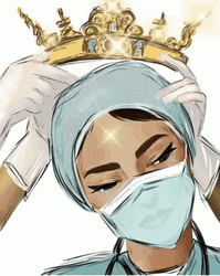 Nurse Queen Crown GIF