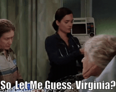 Nurse Talking To Elderly Woman So Let Me Guess Virginia GIF