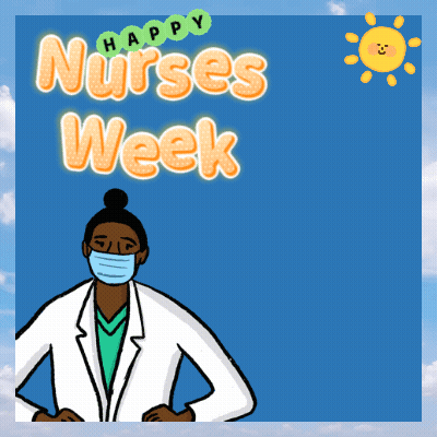 Nurse Wearing Mask Happy Nurses Week GIF