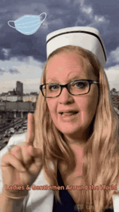 Nurse Woman Saying Ladies And Gentlemen GIF