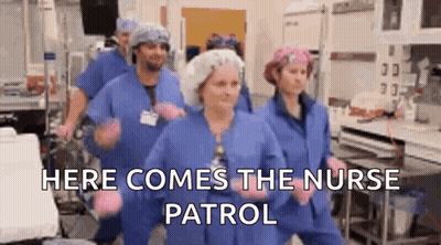 Nurses Dancing In Operating Room GIF