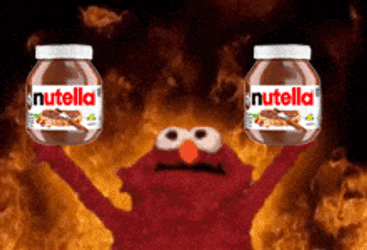 Nutella Fire Helfire Nutella GIF
