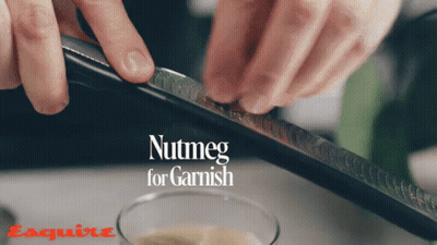 Nutmeg Garnish Advertisement Person Grating GIF