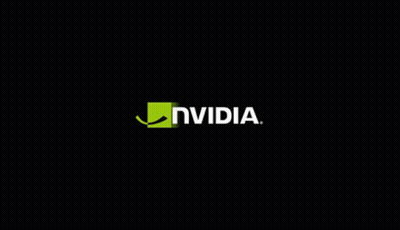 Nvidia Logo With Green Arrow GIF