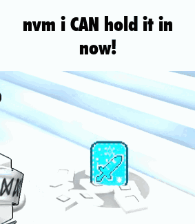 Nvm I Can Hold It In Now Written In Black GIF