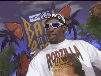 Nwo Member Dennis Rodman Basketball Player GIF