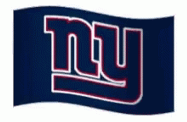 NY Giants Daniel Jones Flag GIF