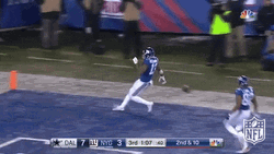 NY Giants Moonwalk Dance GIF