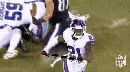 Ny Giants Player Punching Air GIF